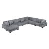 8555GY*2CR3ACVC 6-Piece Modular Sectional wi...