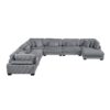 8555GY*2CR3ACVC 6-Piece Modular Sectional wi...