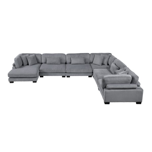 8555GY*2CR3ACVC 6-Piece Modular Sectional wi...