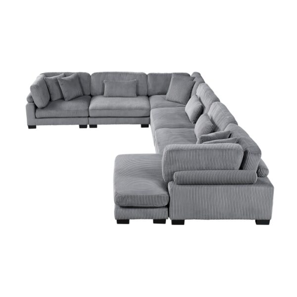 8555GY*2CR3ACVC 6-Piece Modular Sectional wi...