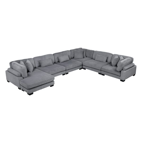 8555GY*2CR3ACVC 6-Piece Modular Sectional wi...