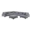 8555GY*2CR3ACVCOT 7-Piece Modular Sectional wi...