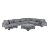 8555GY*2CR3ACVCOT 7-Piece Modular Sectional wi...