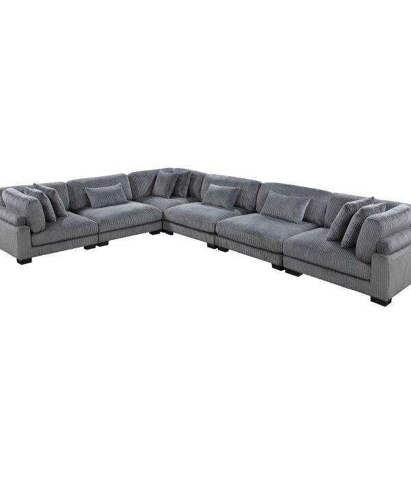 8555GY*3CR3AC 6-Piece Modular Sectional