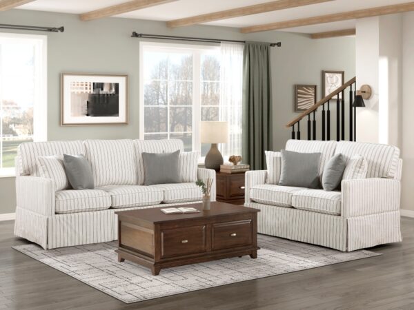 8557 Seating-Hampstead Collection 2pc Set: Sofa, Love