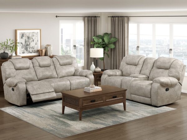 8560PT Seating-Gainesville Collection 2pc Set: Sofa, Love