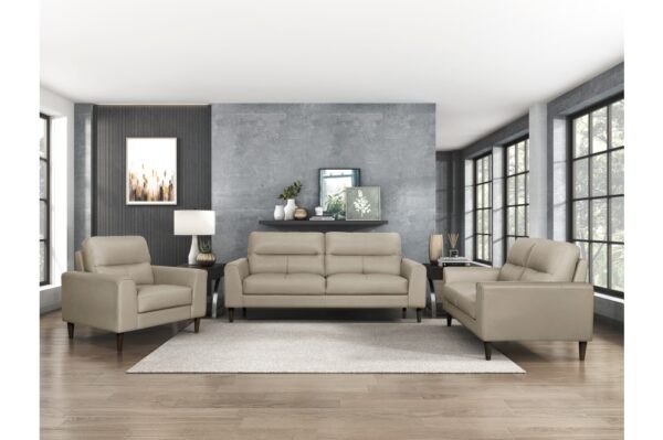 8566LTE Seating-Lewes Collection 2pc Set: Sofa, Love