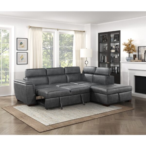 8567GY*SC 2-Piece Sectional with Pull-...