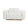 8568WH Seating-Novella Collection 2pc Set: Love, Chair
