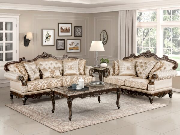 8570 Seating-Balthasar Collection 2pc Set: Sofa, Love