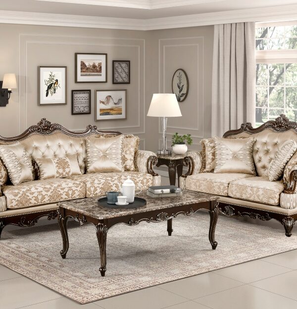 8570 Seating-Balthasar Collection 2pc Set: Sofa, Love
