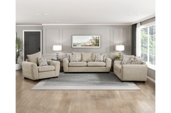 8579SS Seating-Silverthorne Collection 2pc Set: Sofa, Love