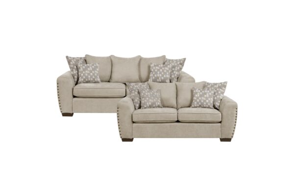 8579SS Seating-Silverthorne Collection 2pc Set: Sofa, Love
