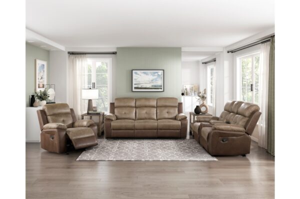 8599BR Seating-Glendale Collection 2pc Set: Sofa, Love