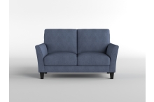 9519GRY Seating-Aliana Collection 2pc Set: Sofa, Love