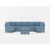 9557BUE*8SCOT 8-Piece Sectional with Stora...