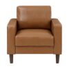 9203BRW Seating-Malcolm Collection 2pc Set: Sofa, Love
