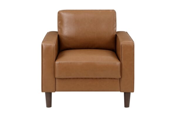 9203BRW Seating-Malcolm Collection 2pc Set: Sofa, Love