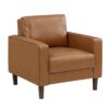 9203BRW Seating-Malcolm Collection 2pc Set: Sofa, Love
