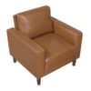 9203BRW Seating-Malcolm Collection 2pc Set: Sofa, Love