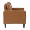 9203BRW Seating-Malcolm Collection 2pc Set: Sofa, Love