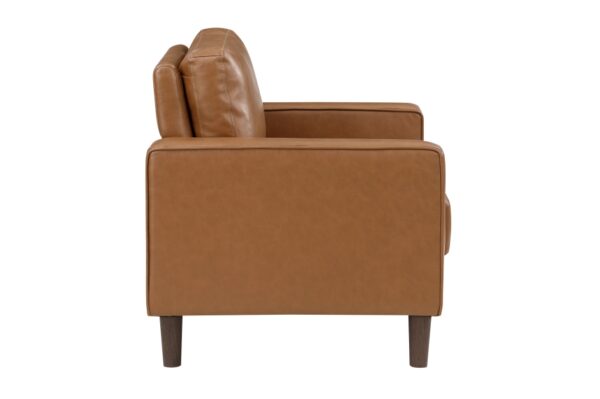 9203BRW Seating-Malcolm Collection 2pc Set: Sofa, Love