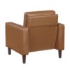9203BRW Seating-Malcolm Collection 2pc Set: Sofa, Love