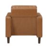 9203BRW Seating-Malcolm Collection 2pc Set: Sofa, Love