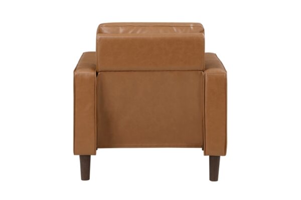 9203BRW Seating-Malcolm Collection 2pc Set: Sofa, Love