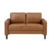 9203BRW Seating-Malcolm Collection 2pc Set: Sofa, Love