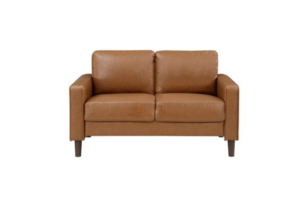 9203BRW Seating-Malcolm Collection 2pc Set: Sofa, Love