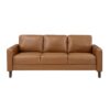 9203BRW Seating-Malcolm Collection 2pc Set: Sofa, Love
