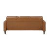 9203BRW Seating-Malcolm Collection 2pc Set: Sofa, Love
