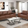 9203CHC Seating-Malcolm Collection 2pc Set: Sofa, Love