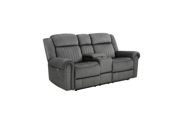 9204CC-PW Seating-Brennen Collection 2pc Set: Sofa, Love (Power)