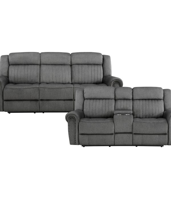 9204CC*2PW 2pc Set: Sofa, Love (Power)