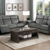 9204CC-PW Seating-Brennen Collection 2pc Set: Sofa, Love (Power)