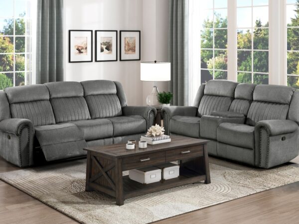 9204CC Seating-Brennen Collection 2pc Set: Sofa, Love