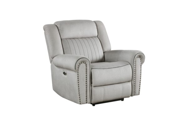 9204MT-PW Seating-Brennen Collection 2pc Set: Sofa, Love (Power)