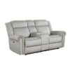 9204MT-PW Seating-Brennen Collection 2pc Set: Sofa, Love (Power)