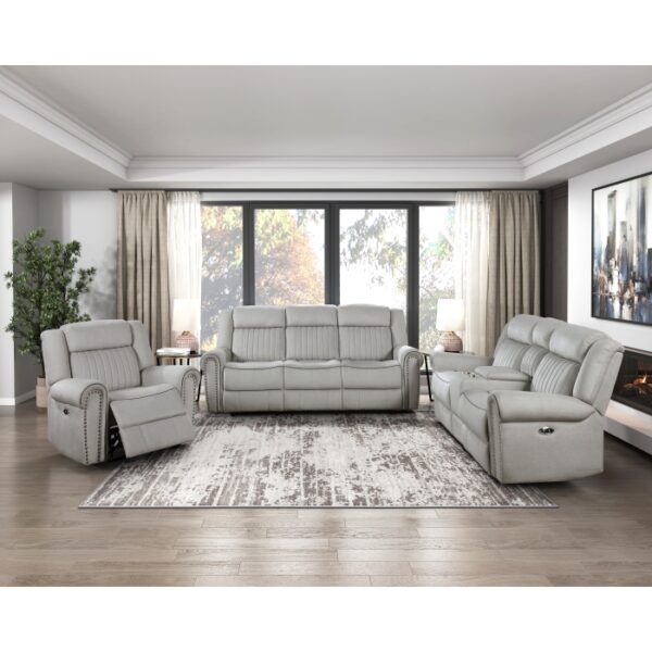 9204MT-3PW Power Double Reclining Sofa