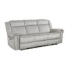 9204MT-PW Seating-Brennen Collection 2pc Set: Sofa, Love (Power)