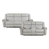 9204MT-PW Seating-Brennen Collection 2pc Set: Sofa, Love (Power)
