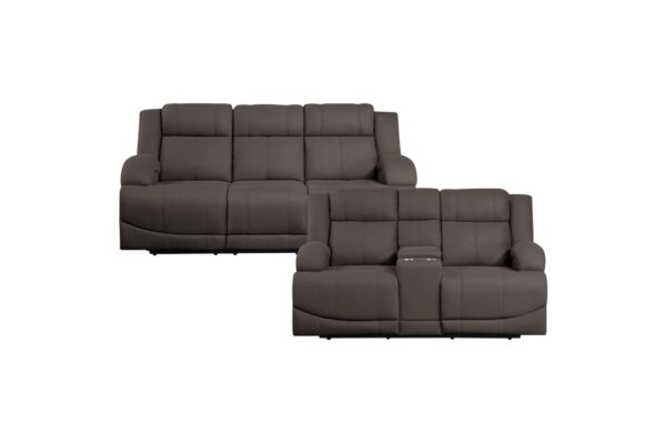 9207CHC-PW Seating-Camryn Collection 2pc Set: Sofa, Love (Power)