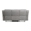 9207GRY-3 Double Reclining Sofa