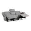 9207GRY-3 Double Reclining Sofa