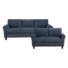 9209NFNV Seating-Ellery Collection 2pc Set: Sofa, Love