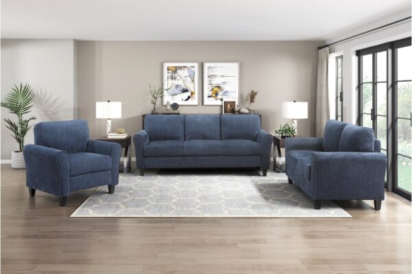 9209NFNV Seating-Ellery Collection 2pc Set: Sofa, Love
