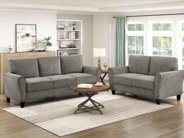 9209NFPT Seating-Ellery Collection 2pc Set: Sofa, Love