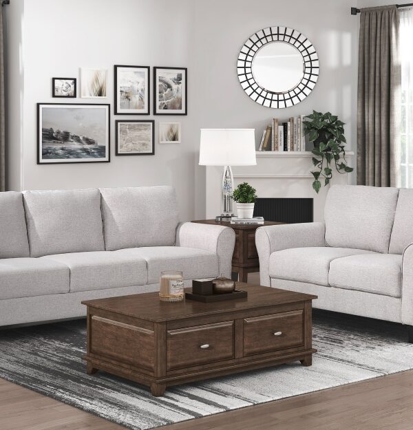 9209SN Seating-Ellery Collection 2pc Set: Sofa, Love